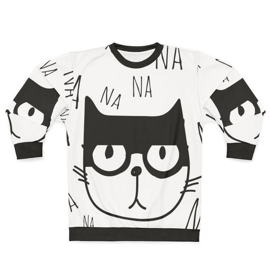 Superhero Cartoon Cat Sweatshirt