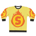 Superhero Letter S Fire Insignia Sweatshirt