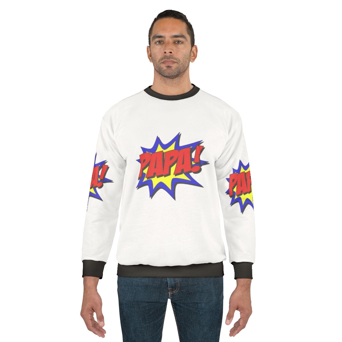 Superhero Papa Sweatshirt