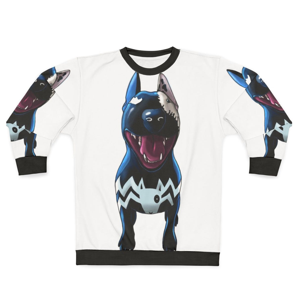 Superhero Supervillain Bullterrier Graphic Sweatshirt