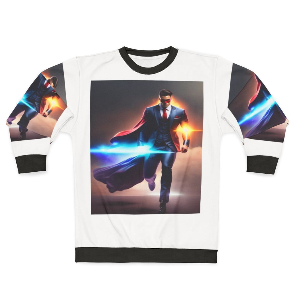Superhero graphic sweatshirt