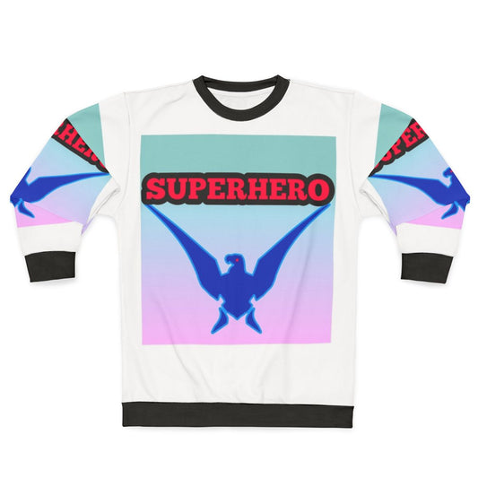 Superhero sweatshirt with eagle design