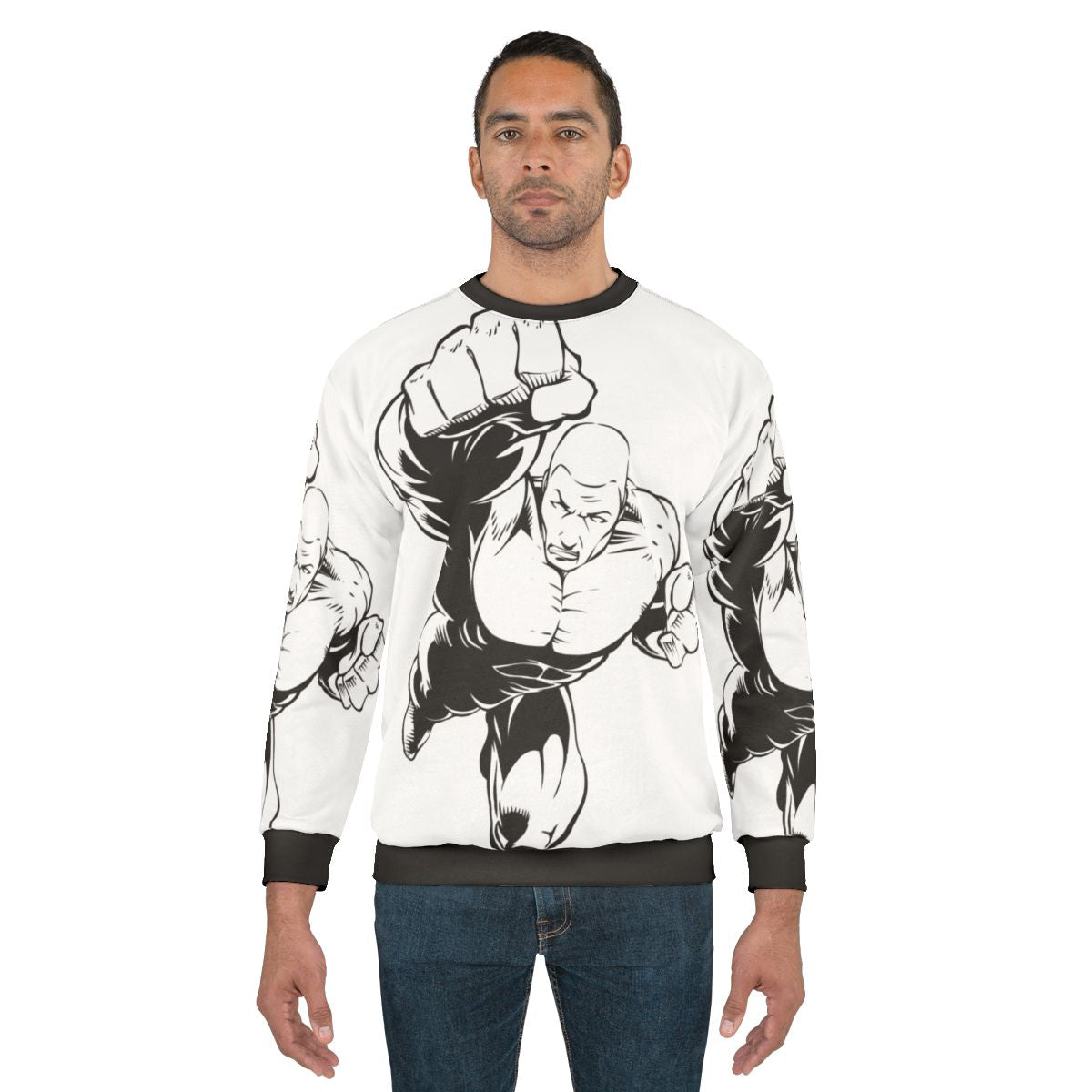 Superhero Sweatshirt 5 - Comic Book Style Graphic Tee