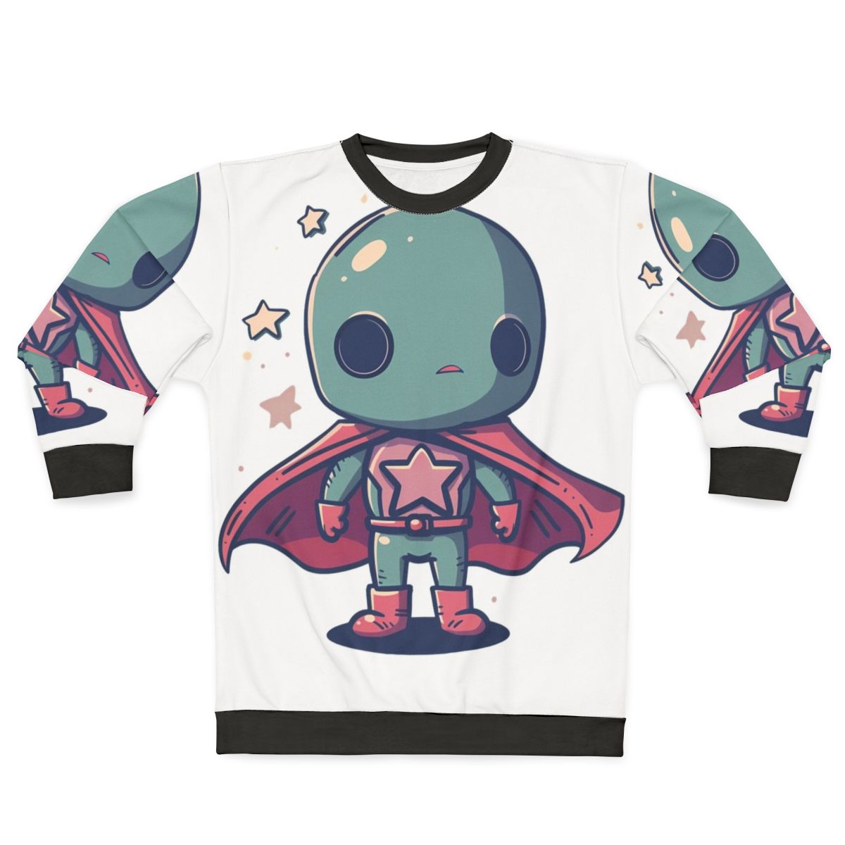 Motivational superhero sweatshirt with inspiring Taylor Swift lyrics