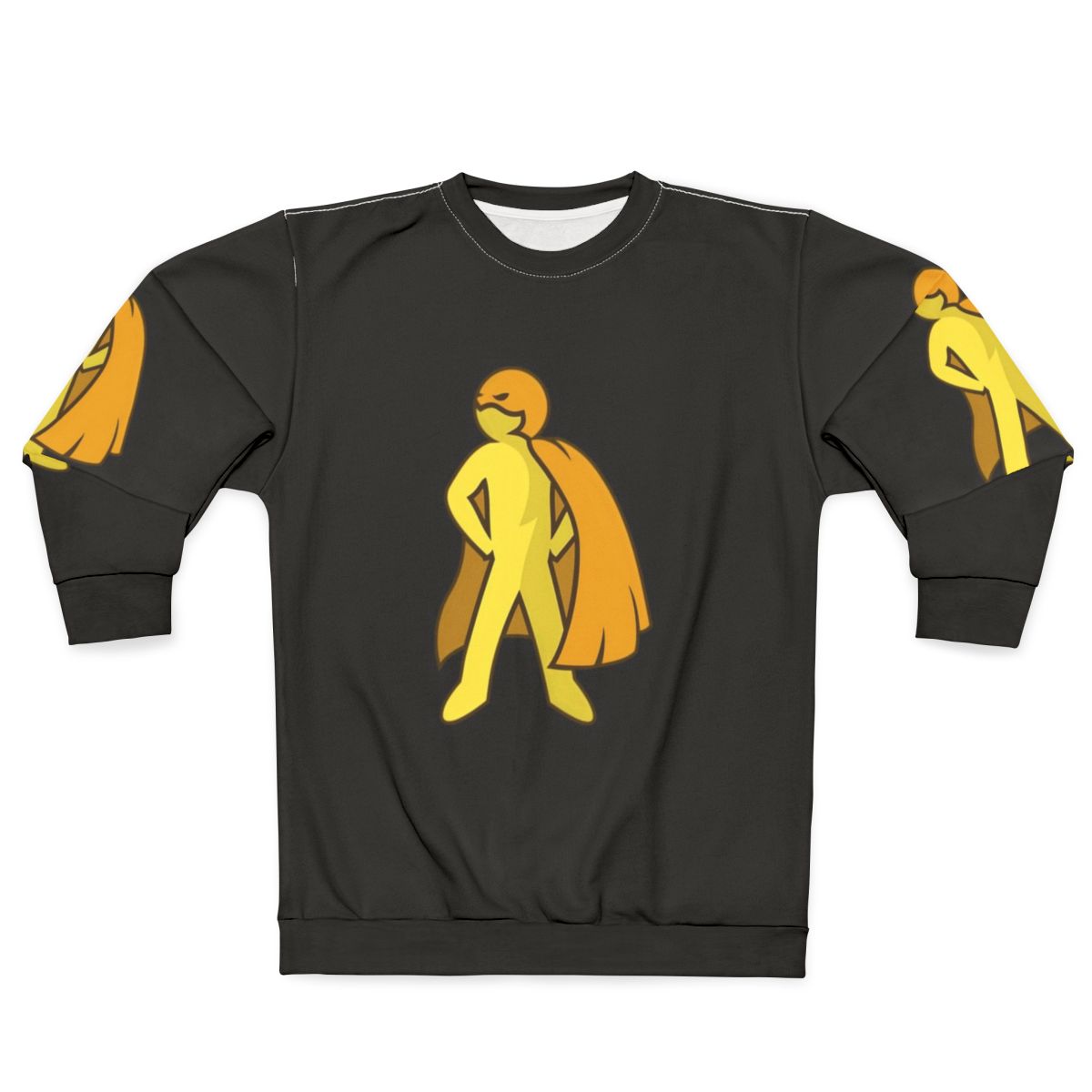 Stylish superhero sweatshirt with a simple design