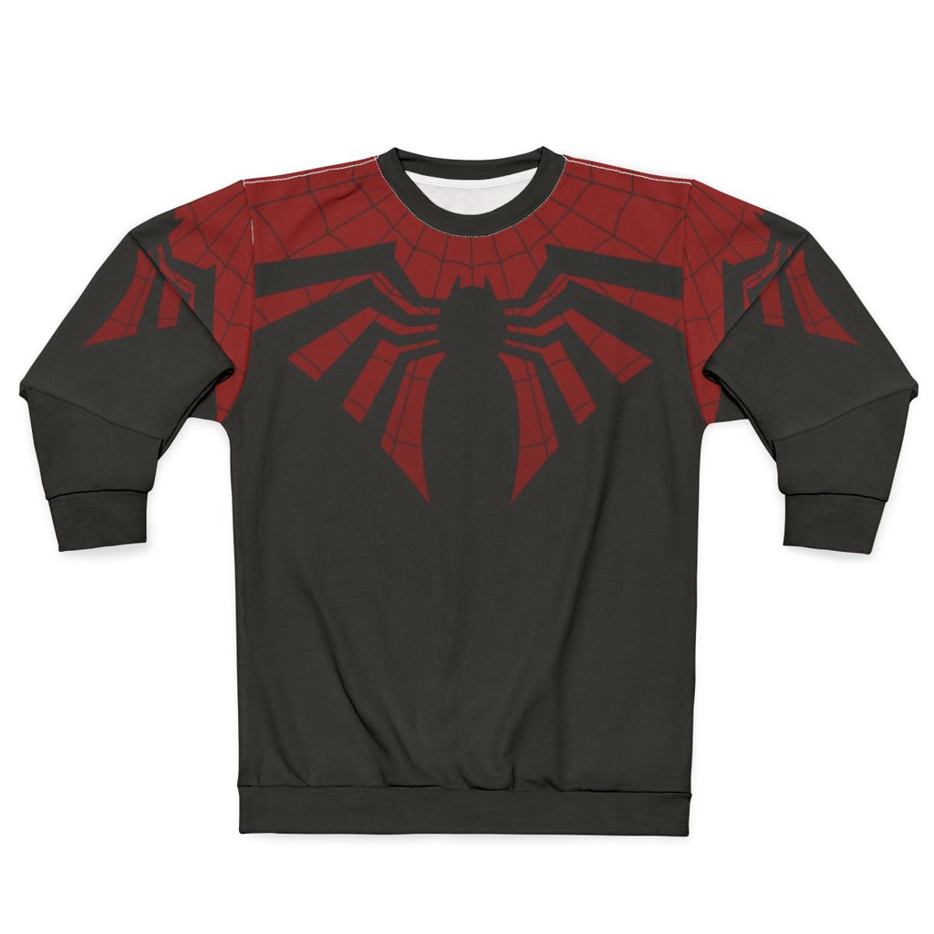 Webbed superhero sweatshirt