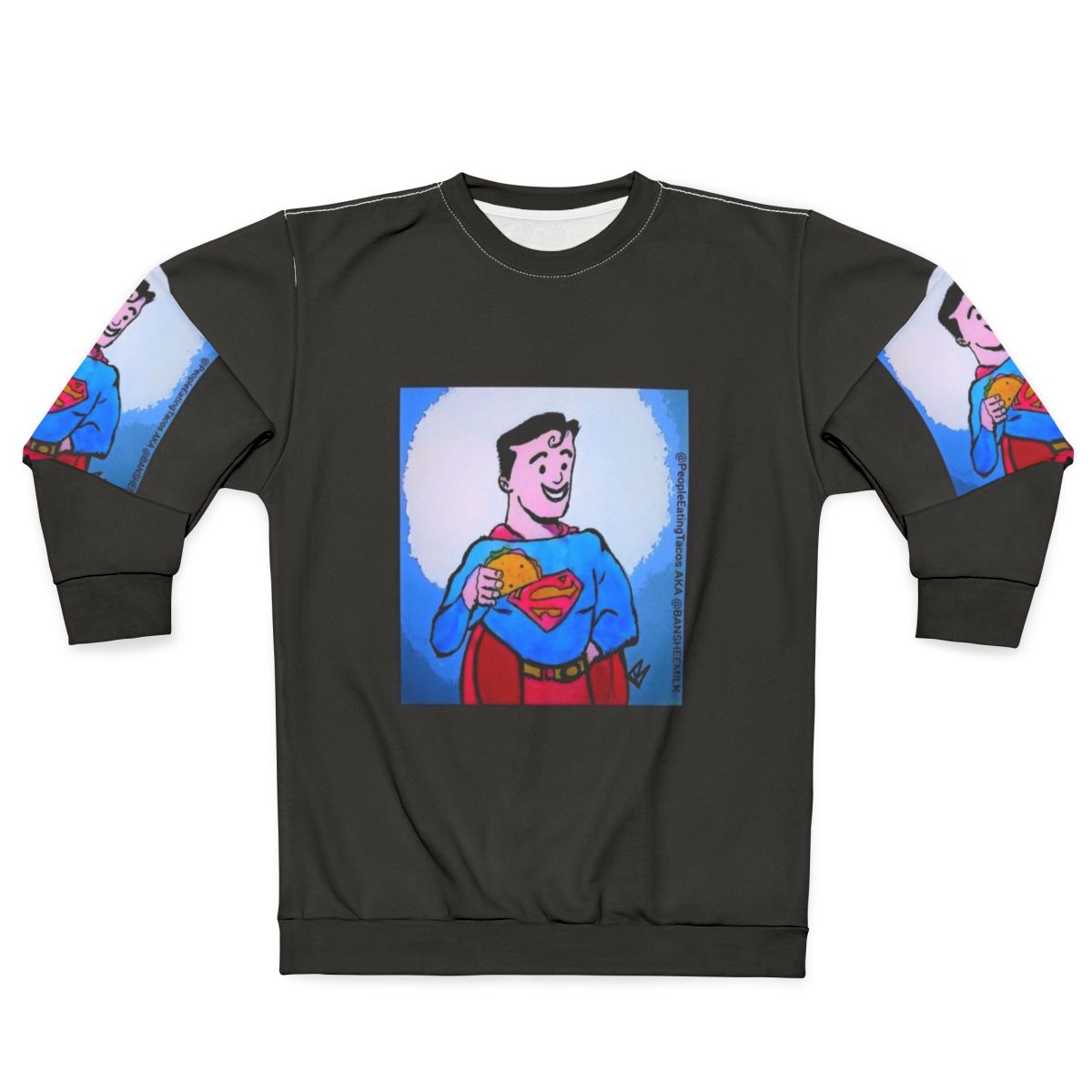 Superhero Taco Lover Sweatshirt