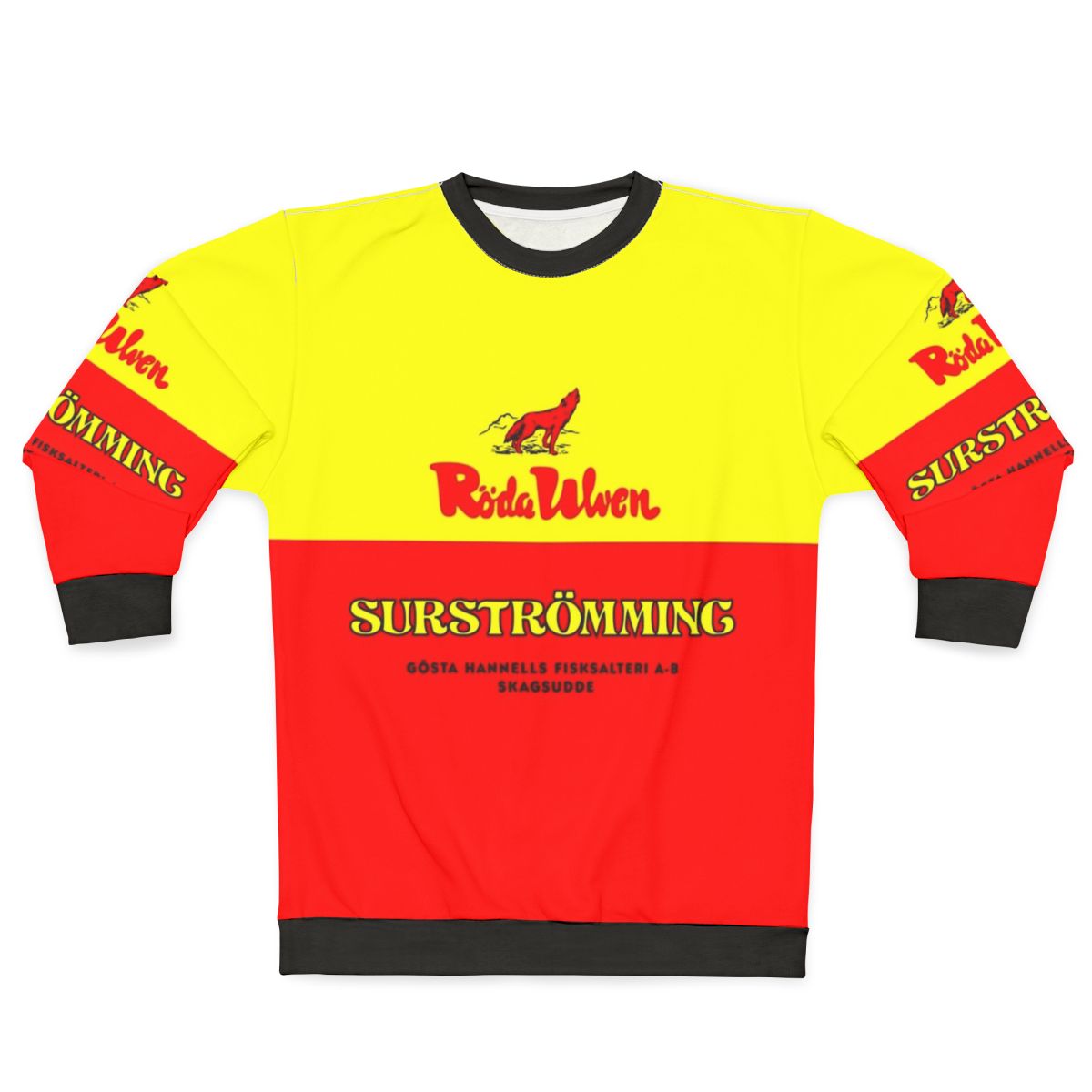 Smelly fish surstromming sweatshirt for fishing enthusiasts