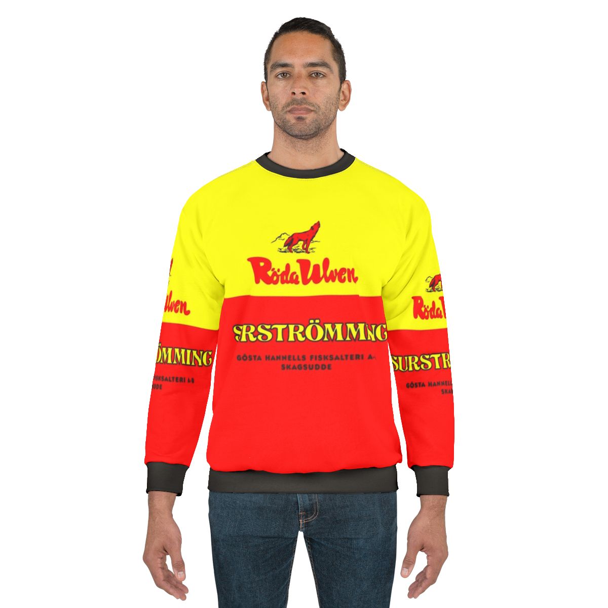 Smelly fish surstromming sweatshirt for fishing enthusiasts