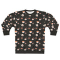 Sushi Cats Sweatshirt featuring adorable kittens in a Japanese sashimi print