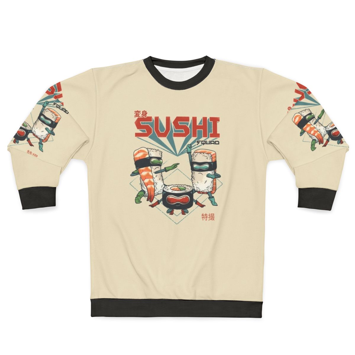Sushi Squad Sweatshirt - Anime Inspired Fashion