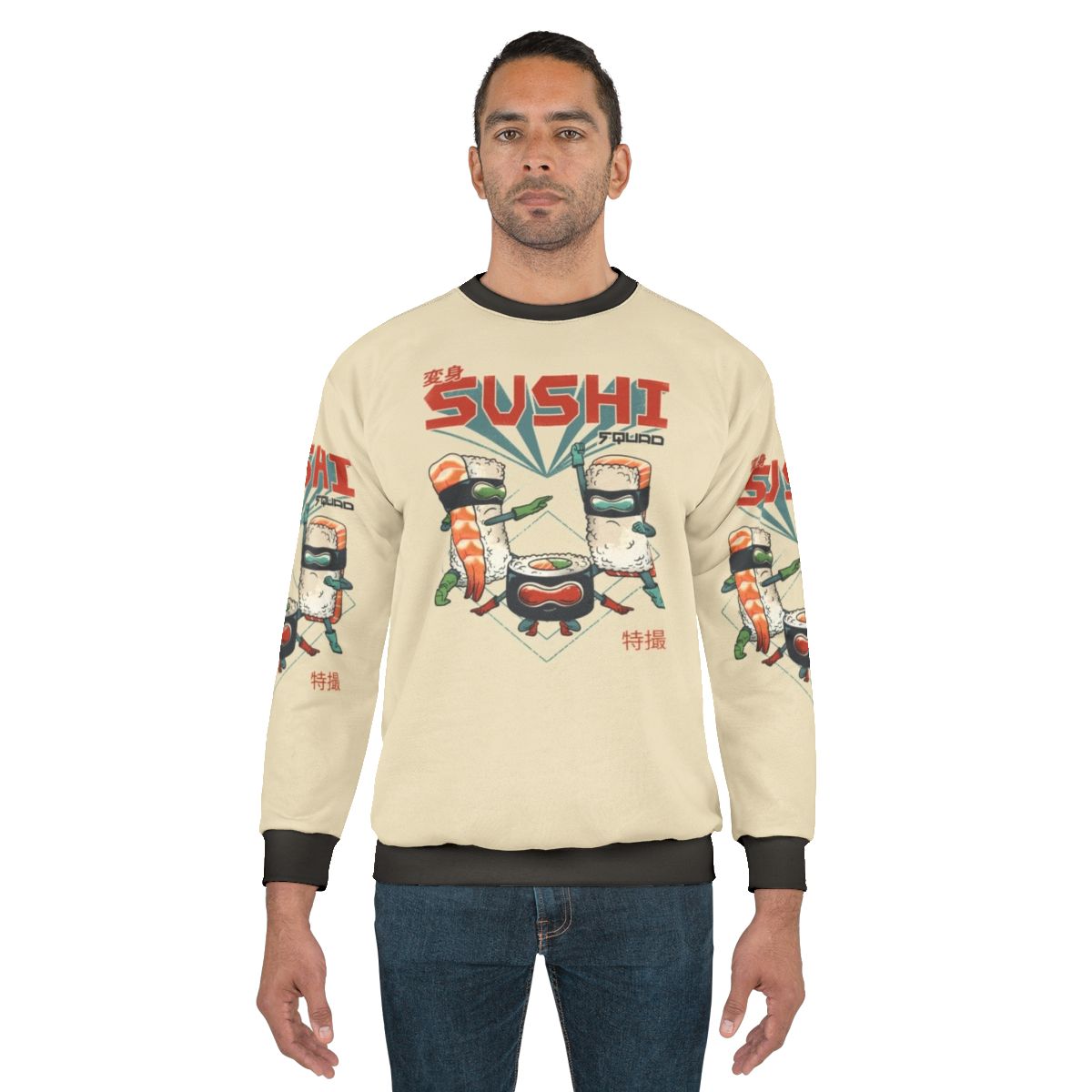 Sushi Squad Sweatshirt - Anime Inspired Fashion
