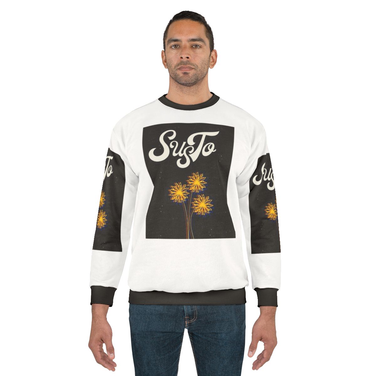 Susto Charleston Flower Print Sweatshirt