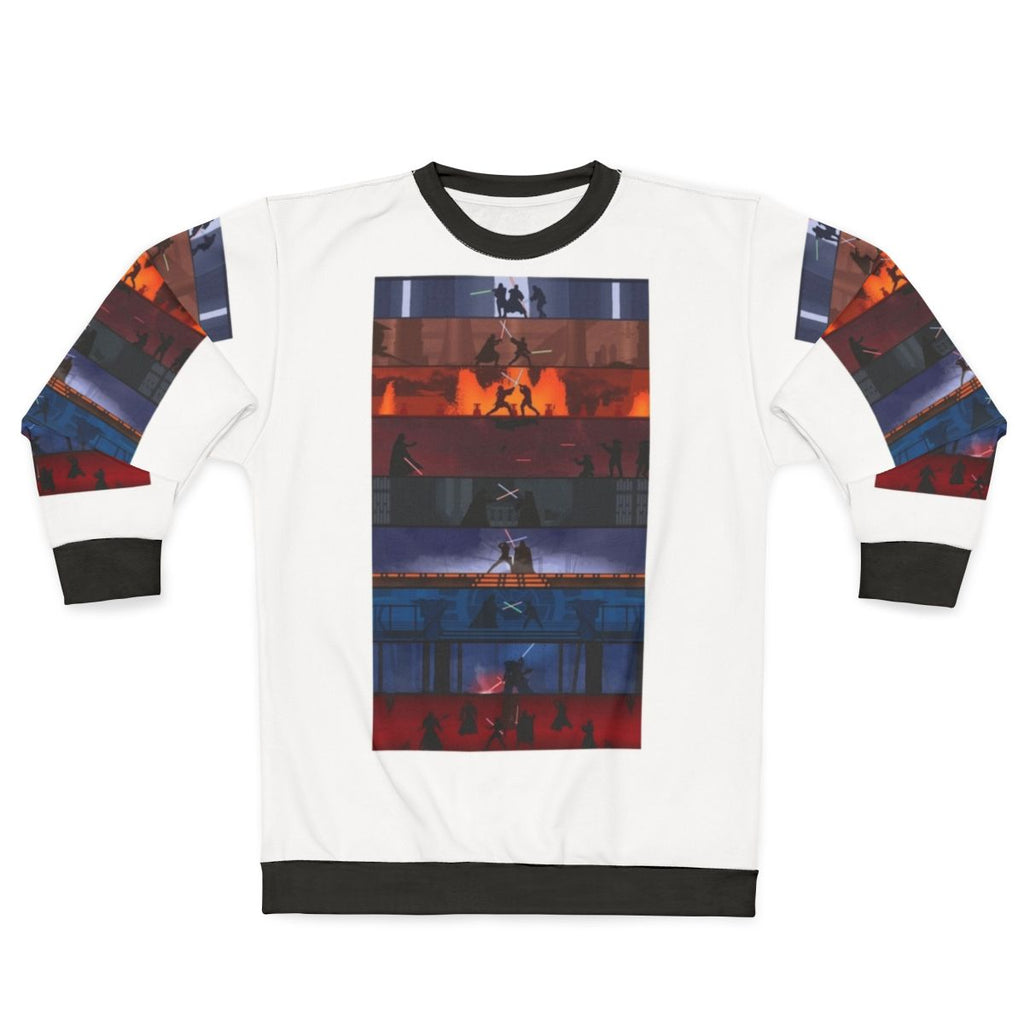 Star Wars Lightsaber Sweatshirt with Kylo Ren and Darth Vader