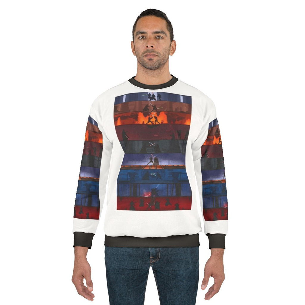 Star Wars Lightsaber Sweatshirt with Kylo Ren and Darth Vader