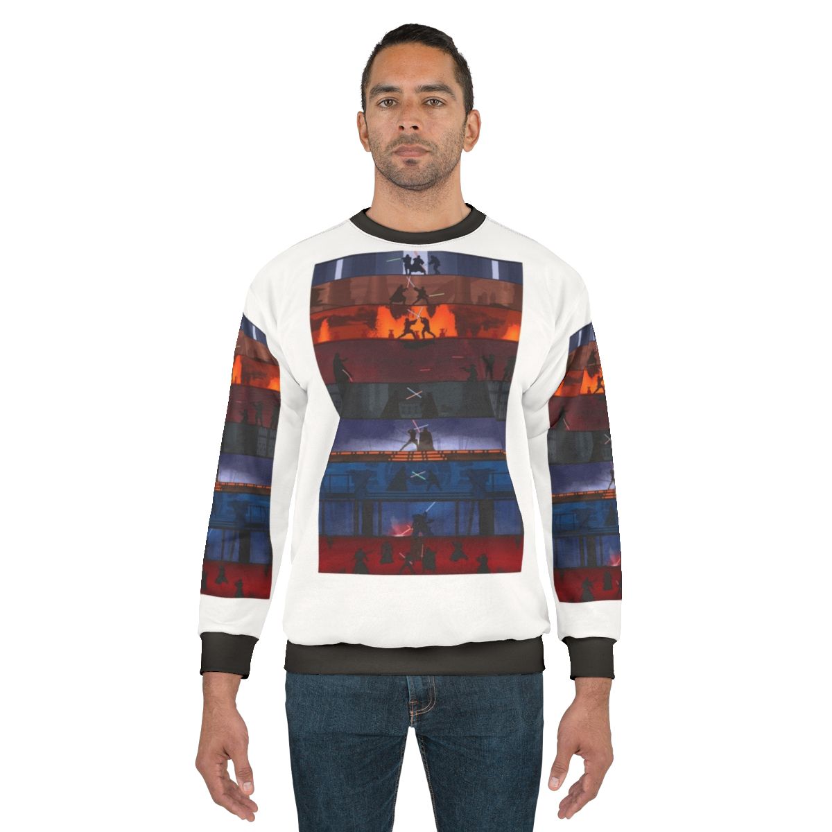 Star Wars Lightsaber Sweatshirt with Kylo Ren and Darth Vader
