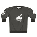 Legendary Swan Sweatshirt featuring a colorful abstract design of a swan