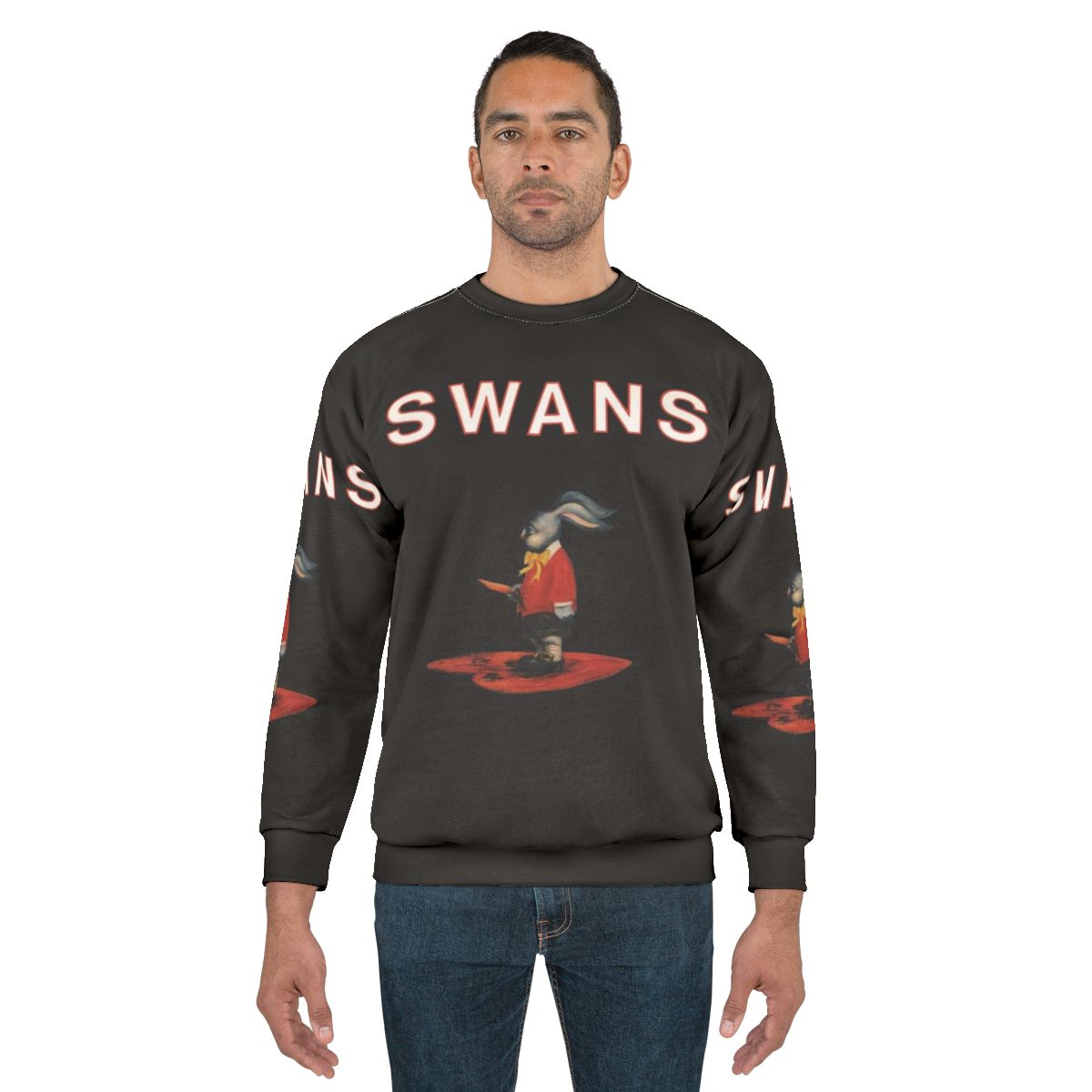 Swans Band Experimental Post-Punk Music Sweatshirt