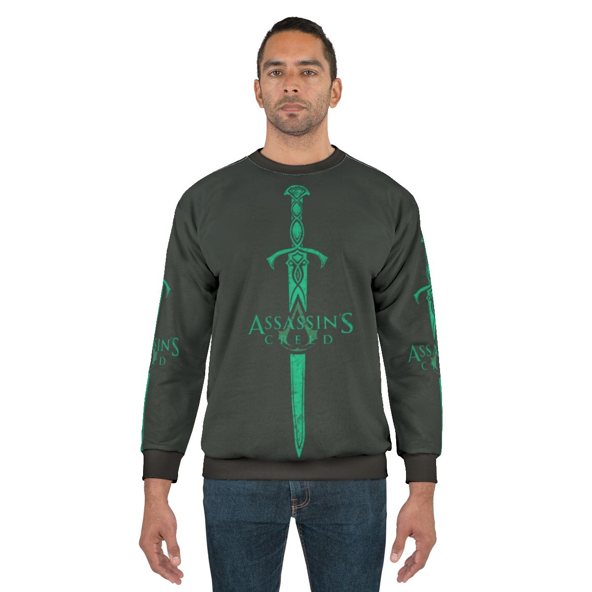 Assassins Creed medieval fantasy sword knight sweatshirt