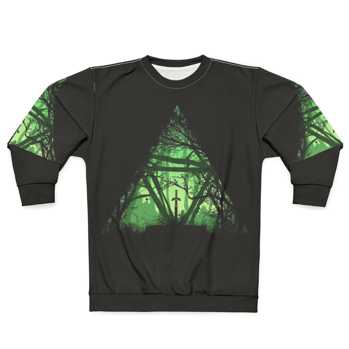 Sword in the Forest Fantasy Sweatshirt