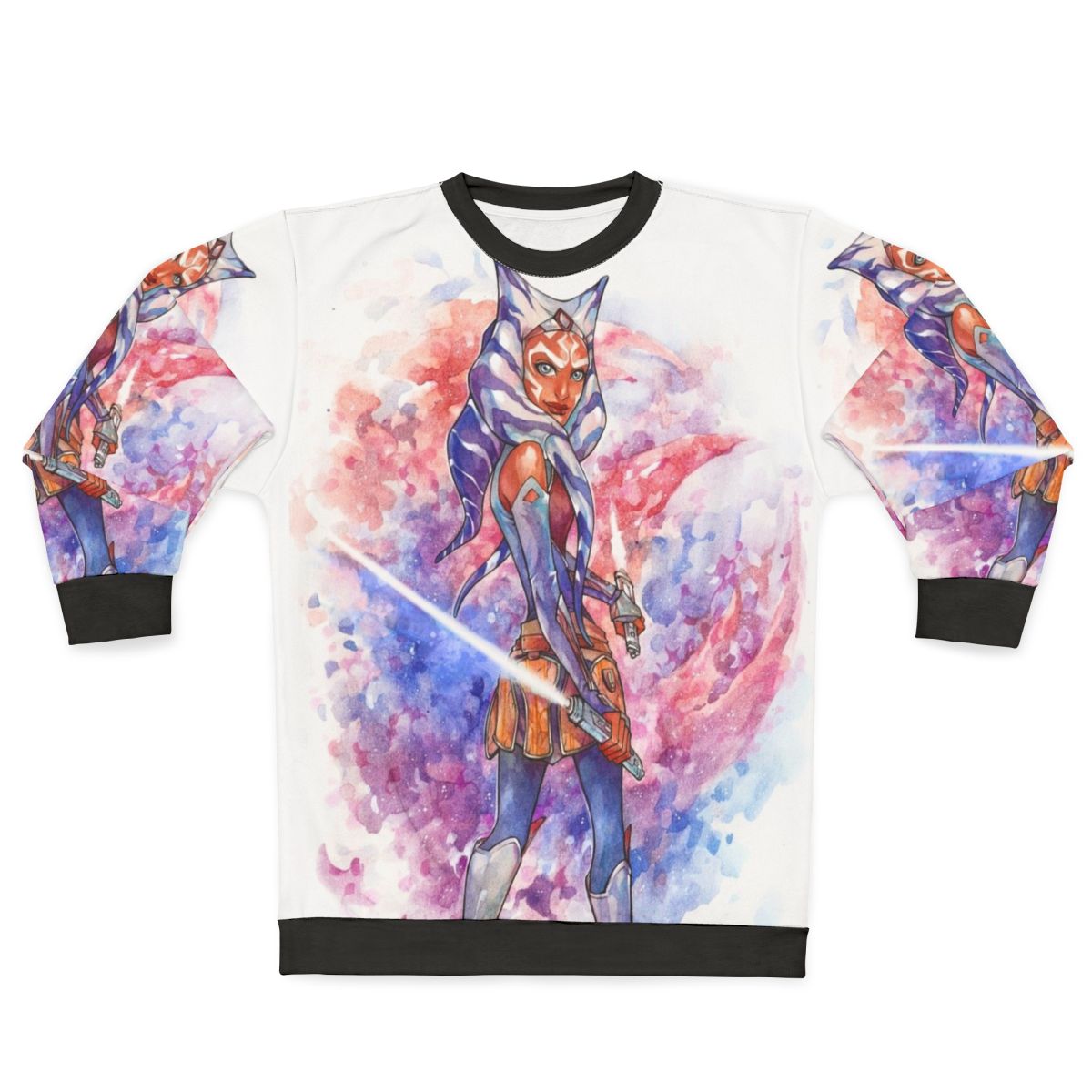 Swr Fulcrum Watercolor Sweatshirt featuring Ahsoka Tano from Star Wars Rebels