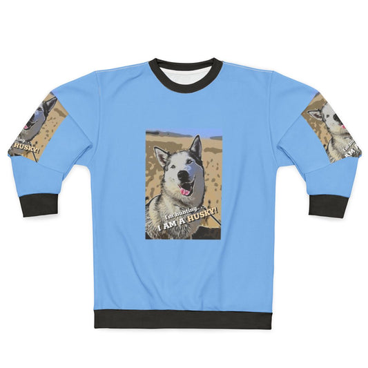 Siberian Husky Wearing Sweatshirt