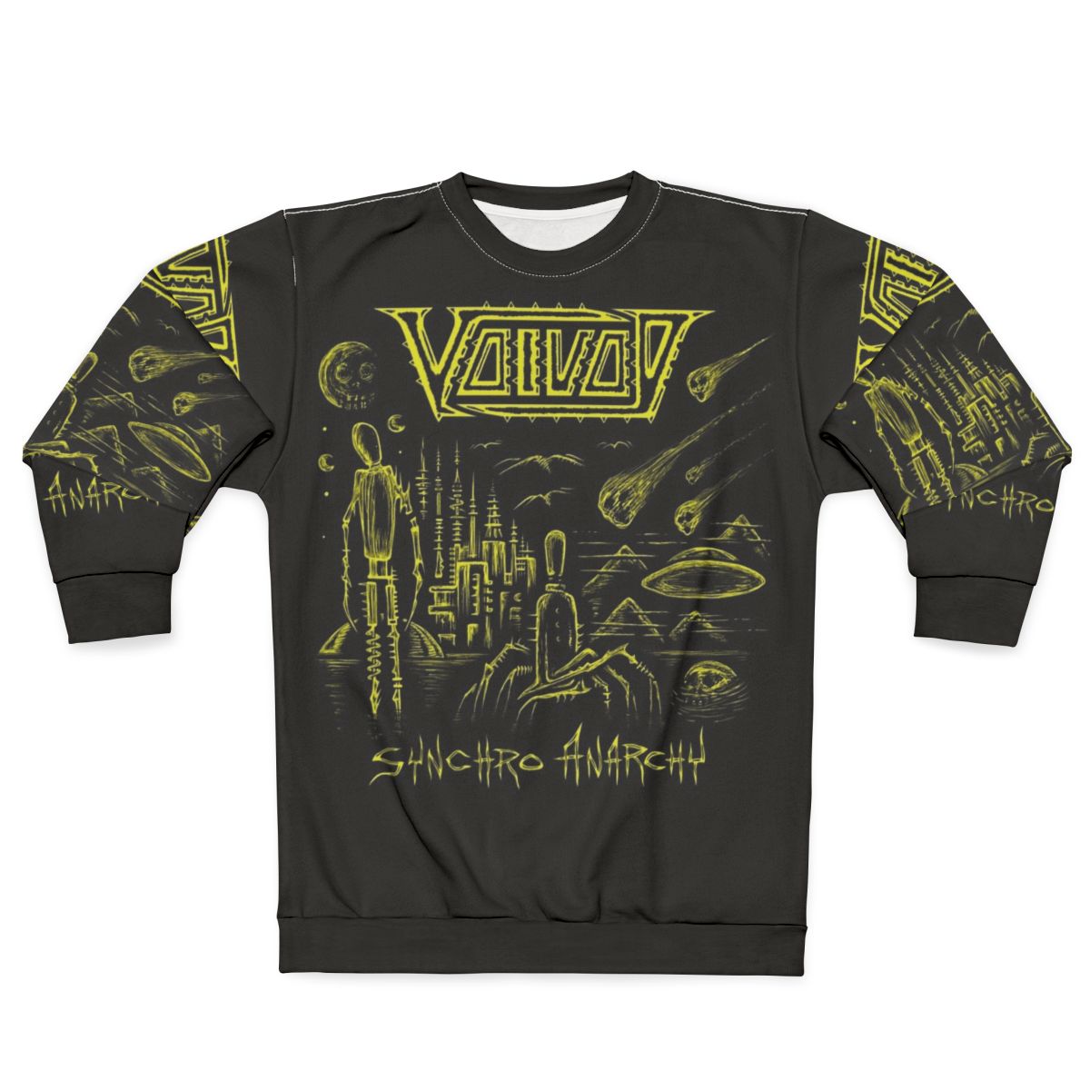 Synchro Anarchy Sweatshirt featuring Voivod music album and band