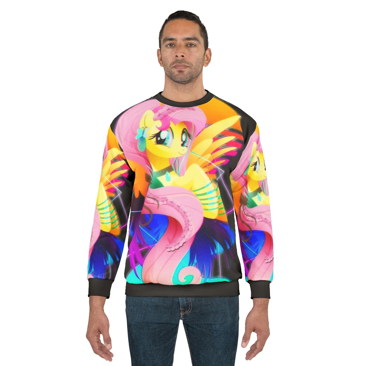 Synthwave Fluttershy Sweatshirt