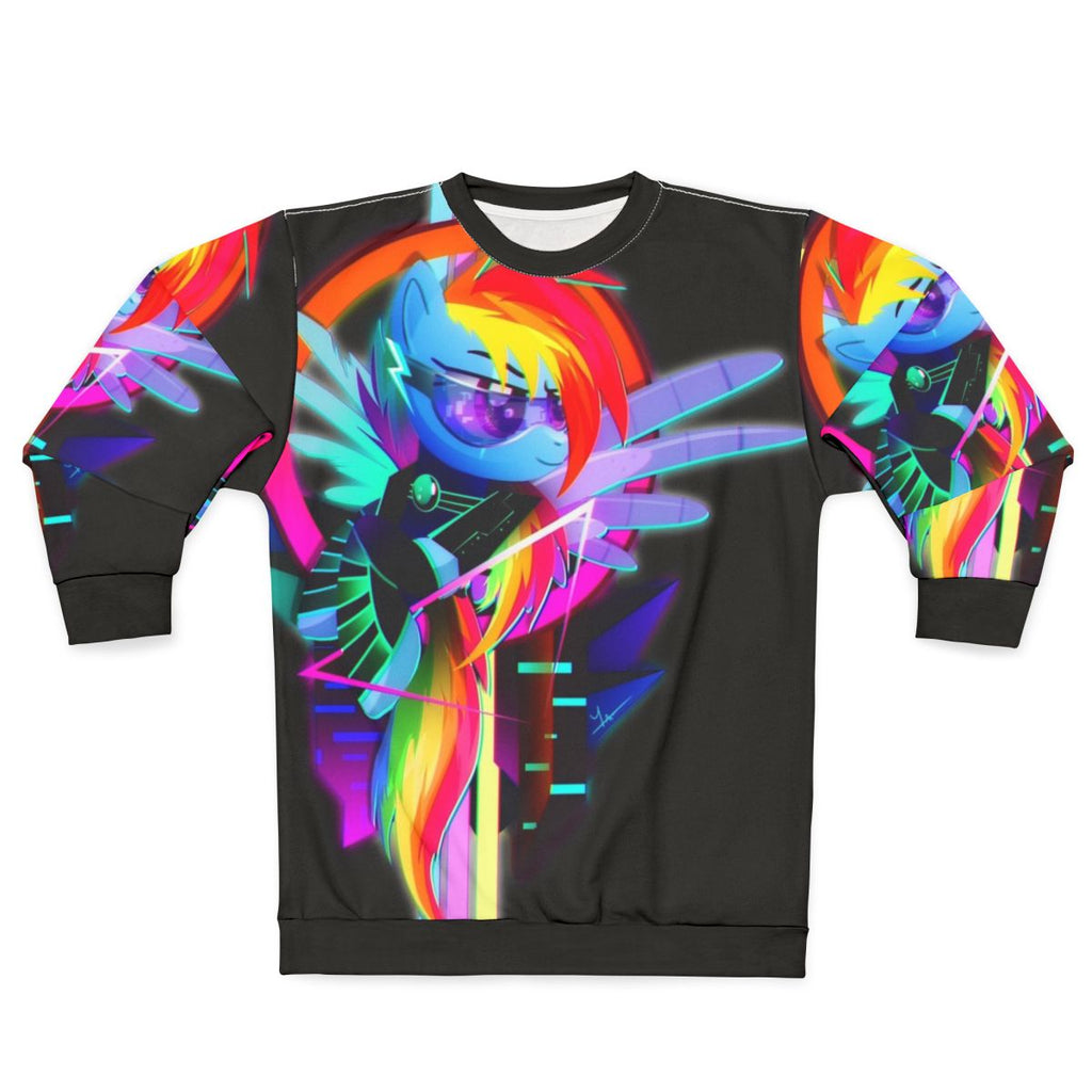 Synthwave Rainbow Dash Sweatshirt