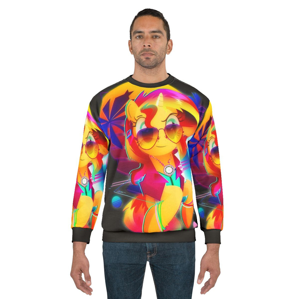 Sunset Shimmer Synthwave Sweatshirt