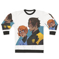 Castlevania inspired sweatshirt featuring the characters Sypha and Trevor Belmont