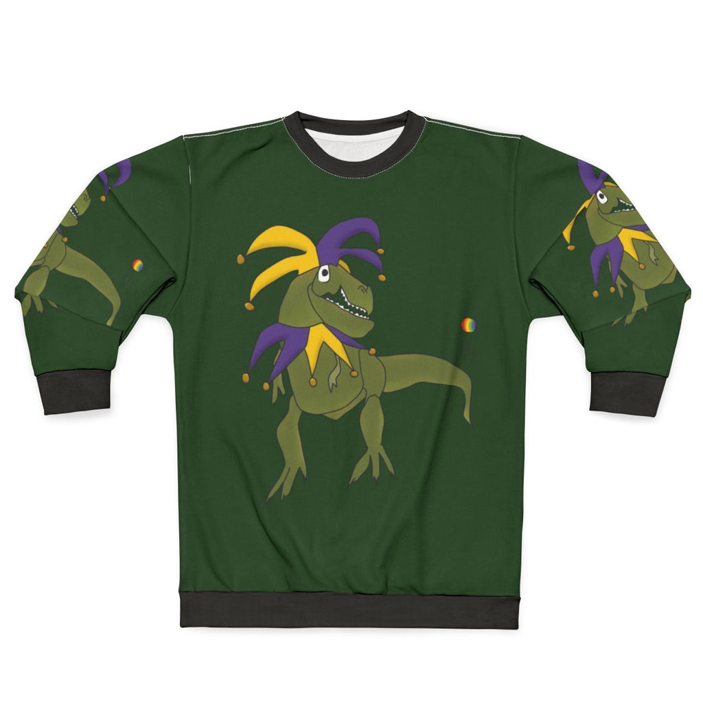 Dinosaur Jester T-Rex Sweatshirt