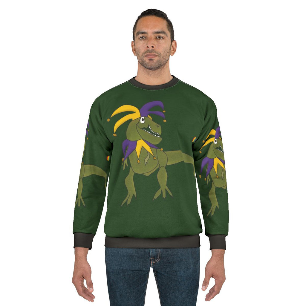 Dinosaur Jester T-Rex Sweatshirt