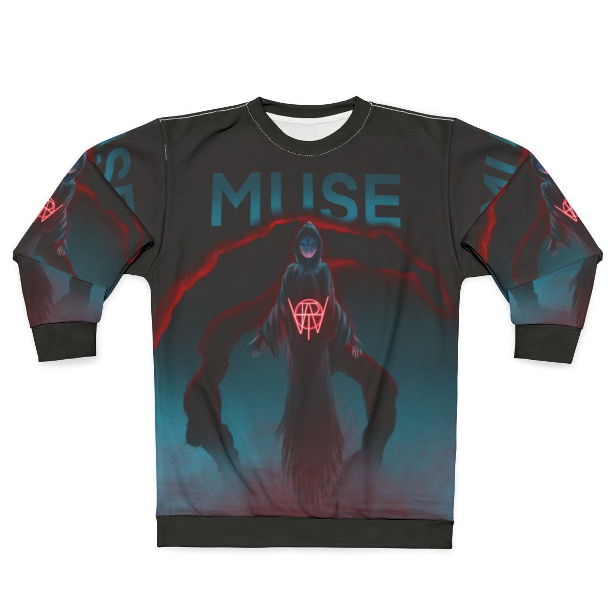 Custom graphic sweatshirt with t-shirt design