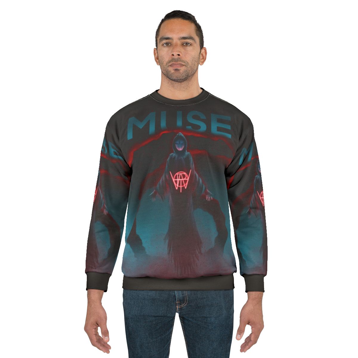 Custom graphic sweatshirt with t-shirt design