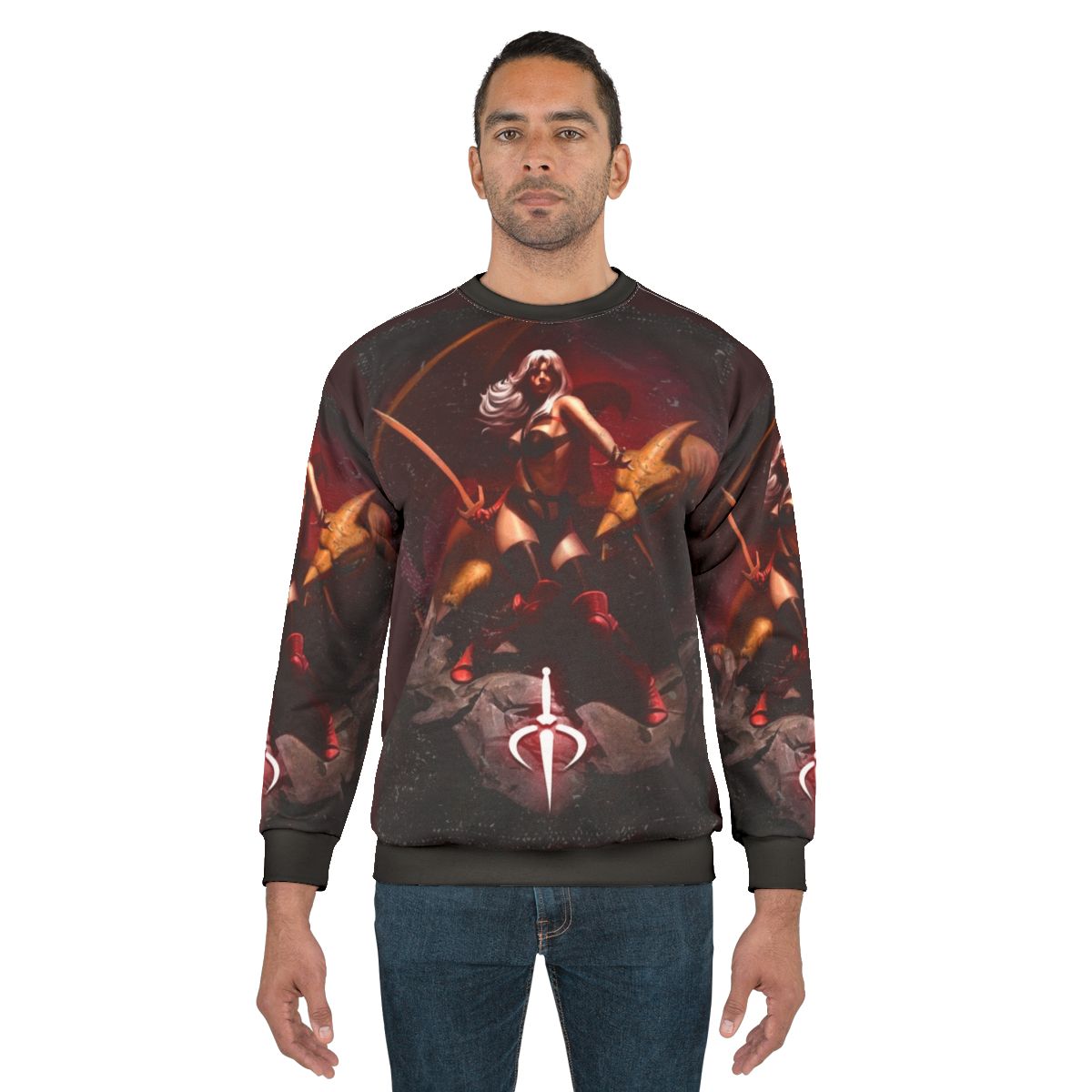 Taarna Sweatshirt - Retro Taarkian Sci-Fi Fantasy Apparel