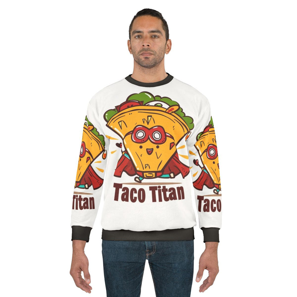 Taco Titan Superhero Sweatshirt