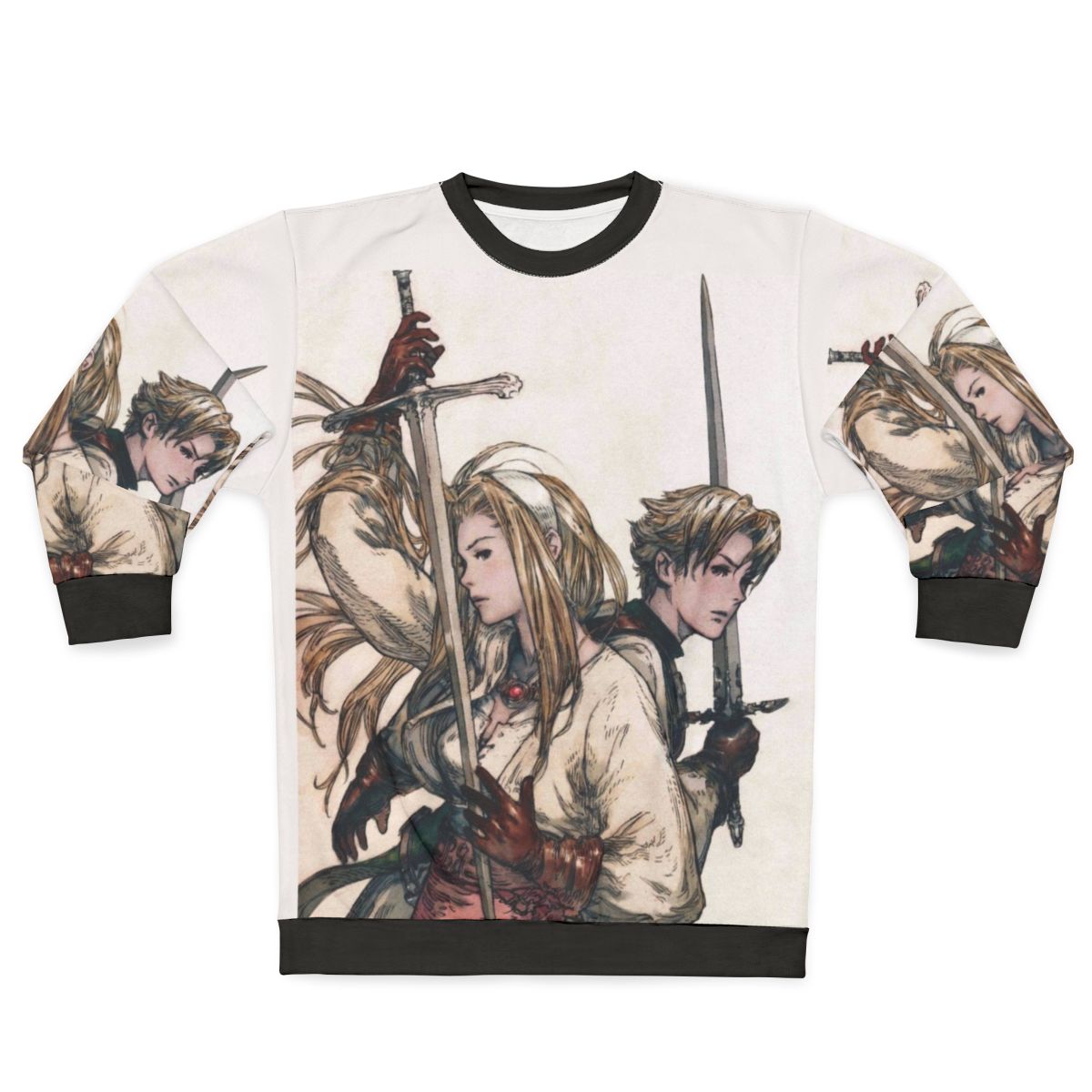 Tactics Ogre Let Us Cling Together video game themed sweatshirt