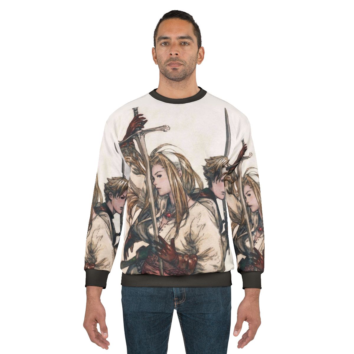 Tactics Ogre Let Us Cling Together video game themed sweatshirt
