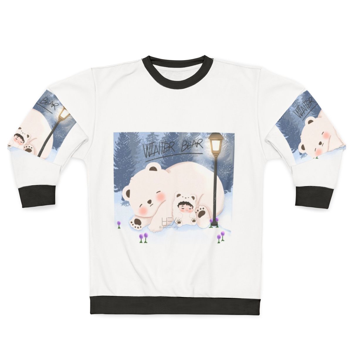 Taehyung Winter Bear BTS Chibi Sweatshirt
