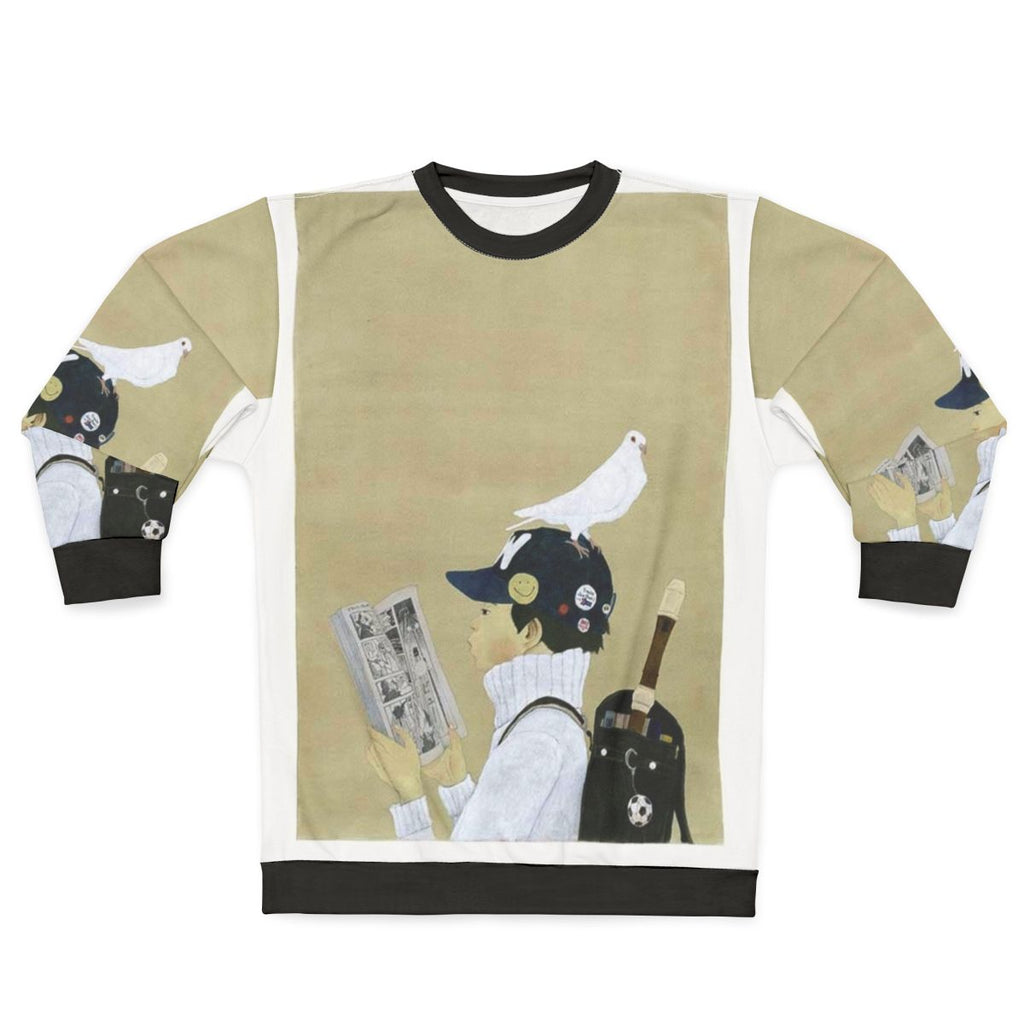 Taiyo Matsumoto inspired graphic illustration sweatshirt