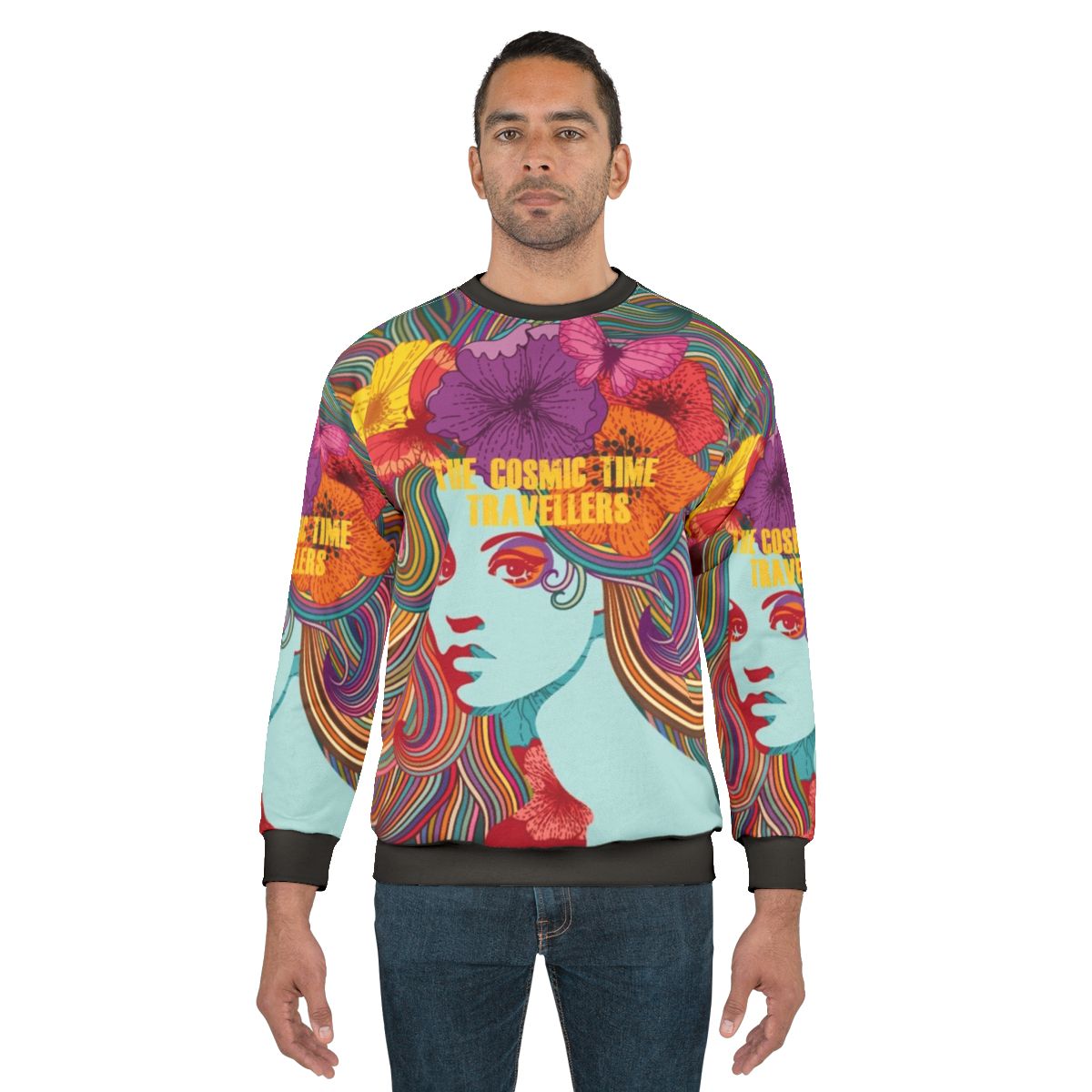 Cosmic time traveler sweatshirt