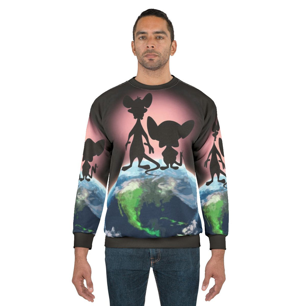 "Conquer the World" Pinky and the Brain Sweatshirt