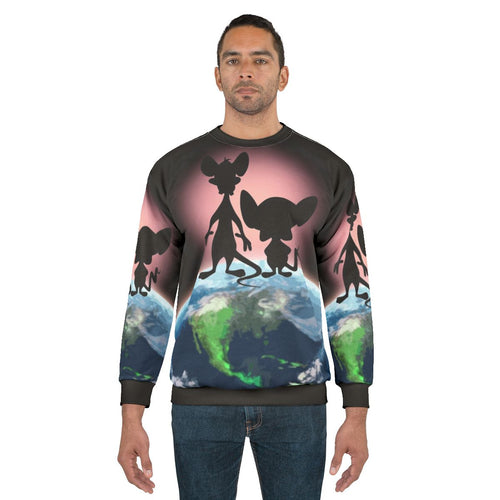 "Conquer the World" Pinky and the Brain Sweatshirt