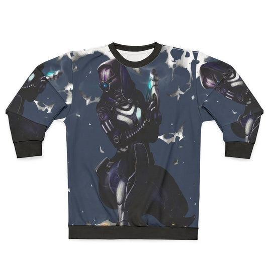 Tali Zorah Mass Effect Quarian Fanart Sweatshirt