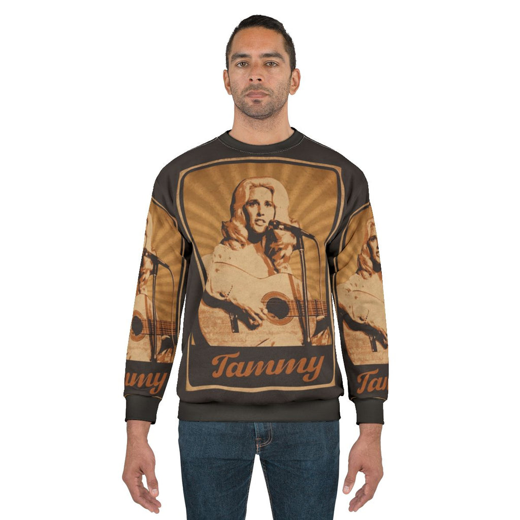 Country Music Sweatshirt with Tammy Wynette