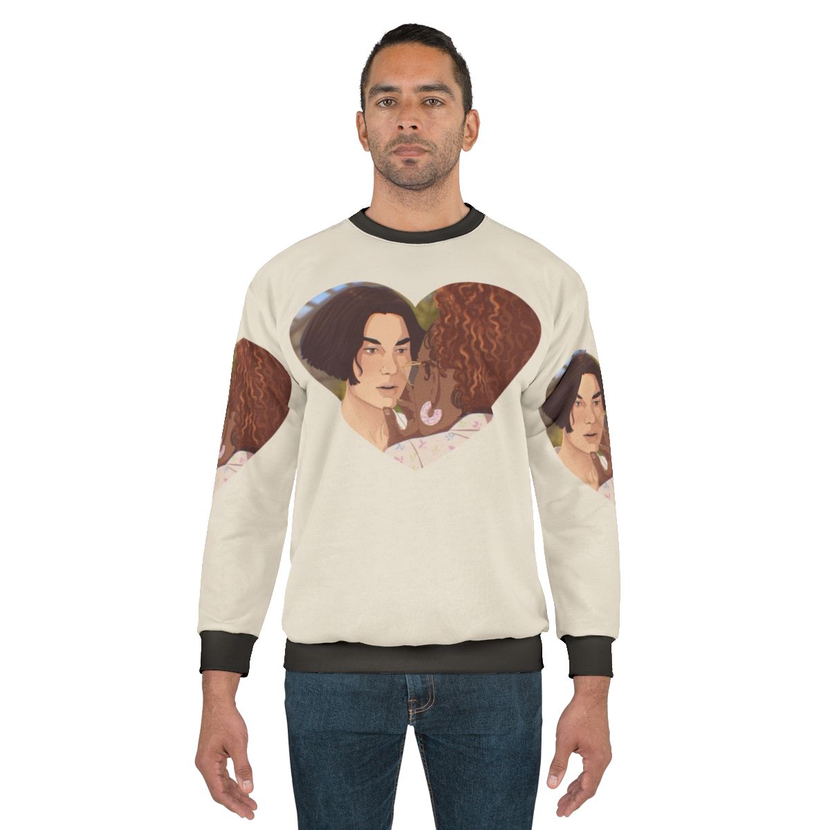 Heartstopper Sweatshirt with Tao Xu and Elle Argent Characters