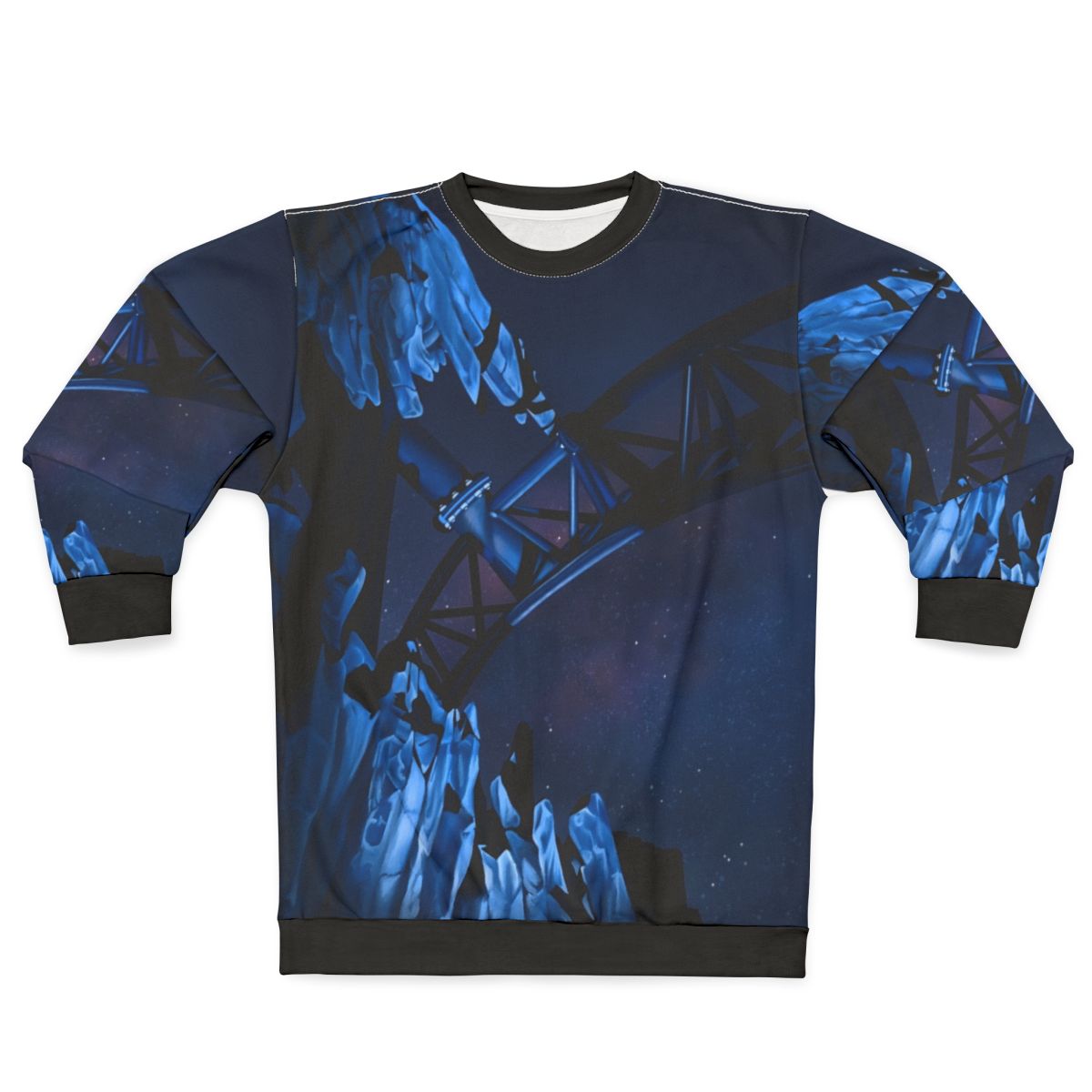 Taron Night Sky Phantasialand Roller Coaster Sweatshirt