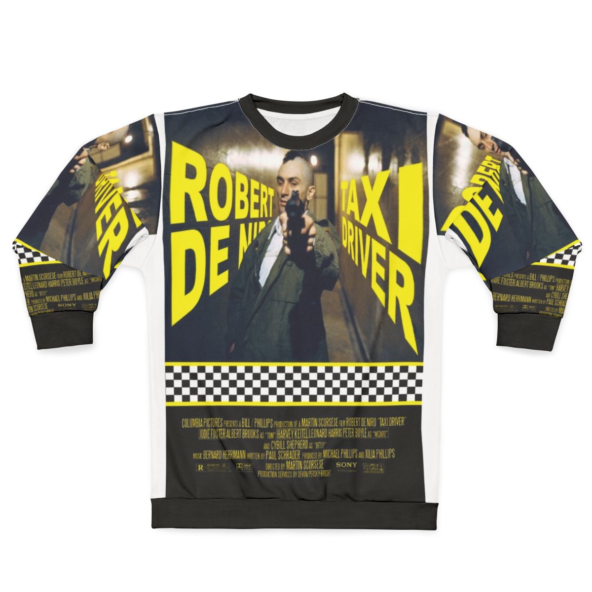 Taxi Driver movie inspired sweatshirt with Robert De Niro