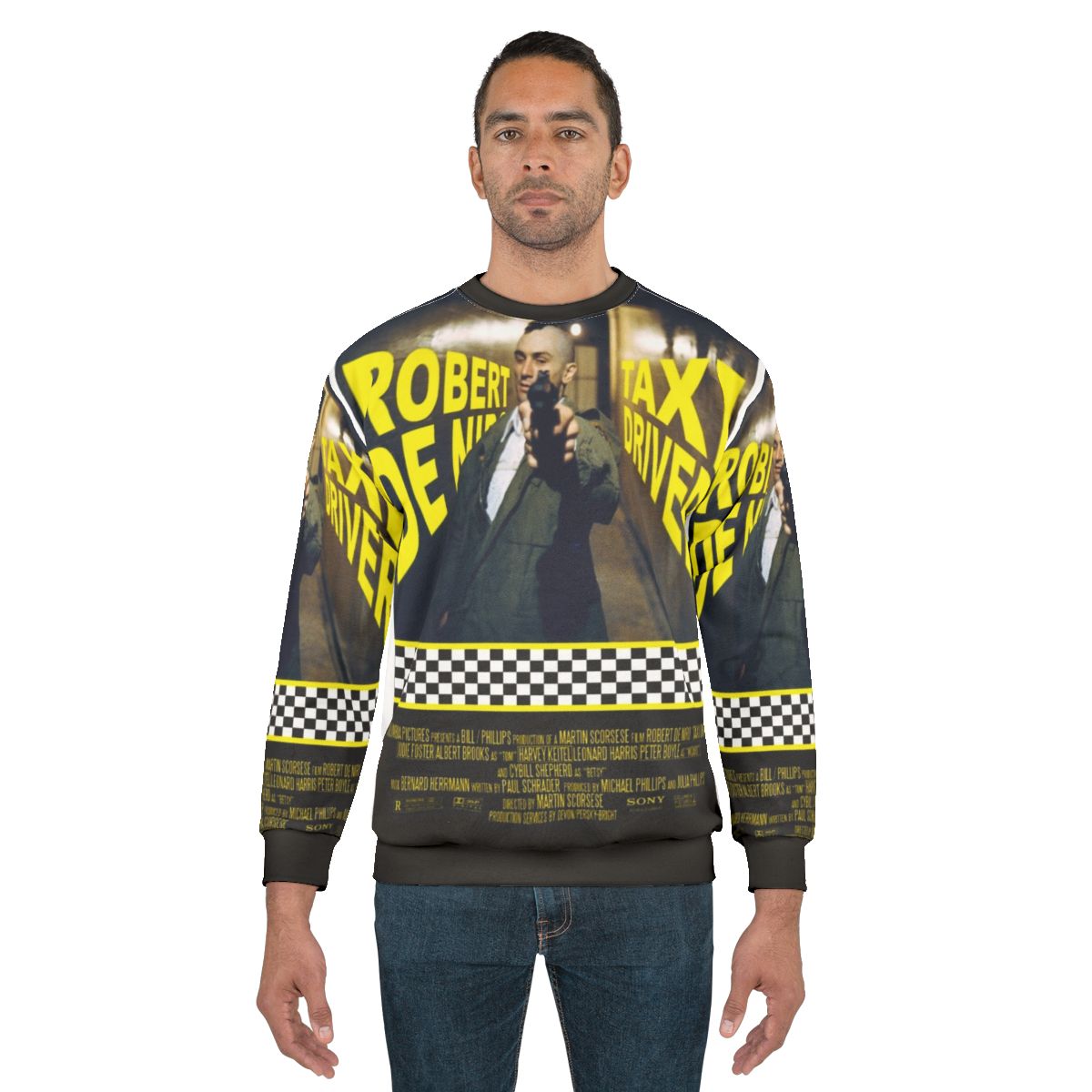 Taxi Driver movie inspired sweatshirt with Robert De Niro